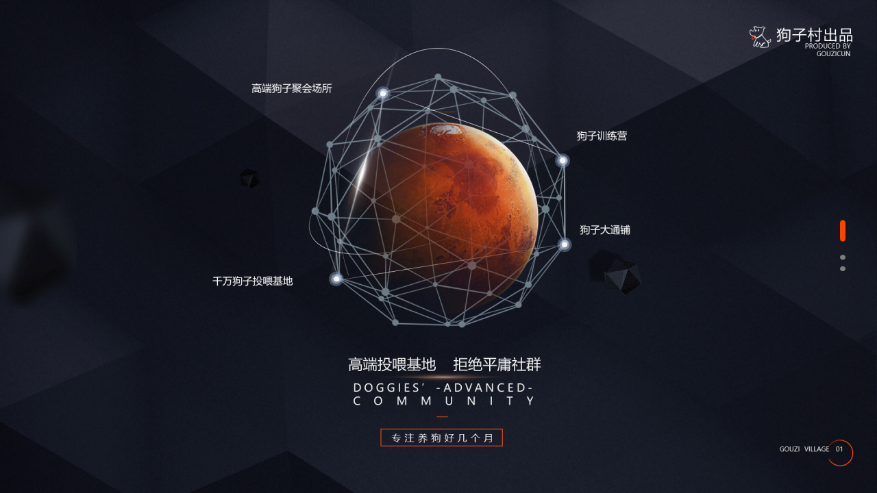 黑色社群运营PPT案例PPT案例