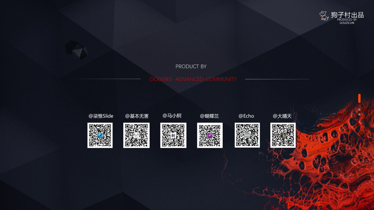 黑色社群运营PPT案例PPT案例