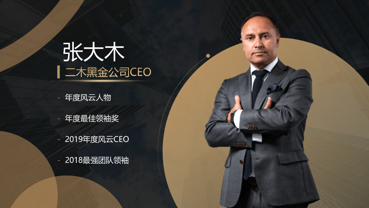 黑色渐变创业公司投资项目商业计划书PPT下载