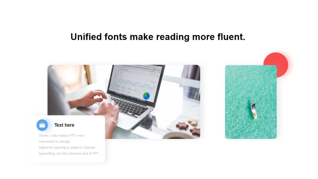 多色圆角矩形阴影1项PPT其他