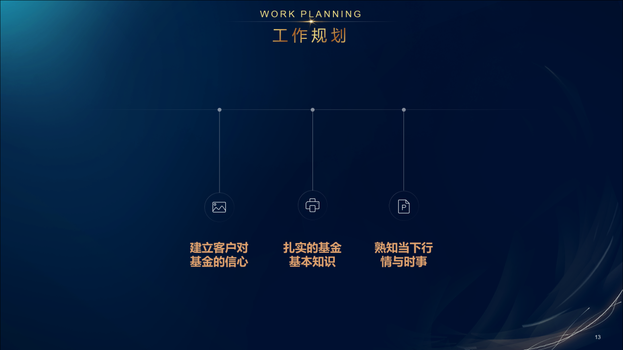 蓝色简约企业年度颁奖盛典PPT案例