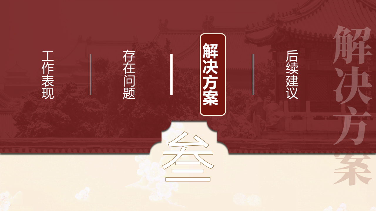 中国风工作汇报PPT案例