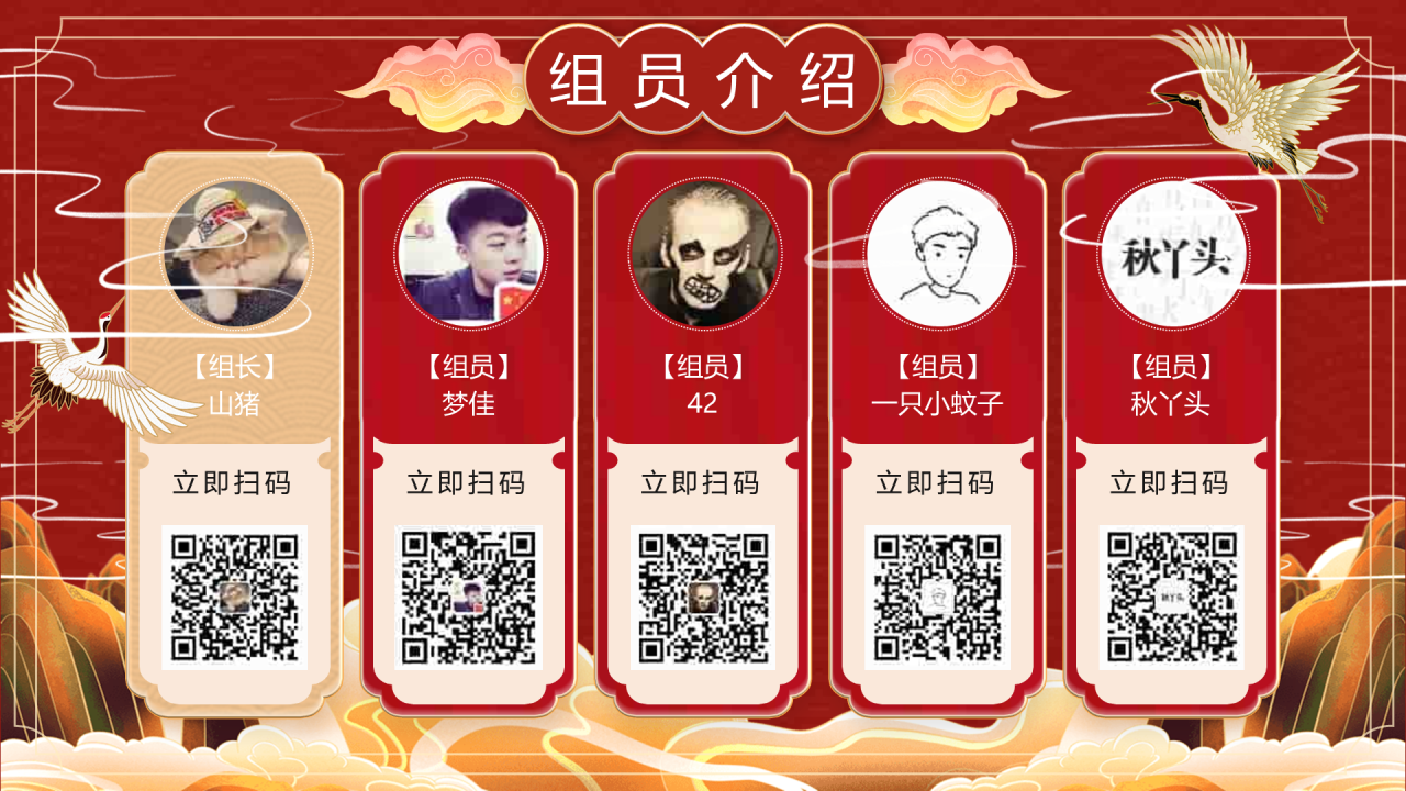 国潮风年会模板PPT案例