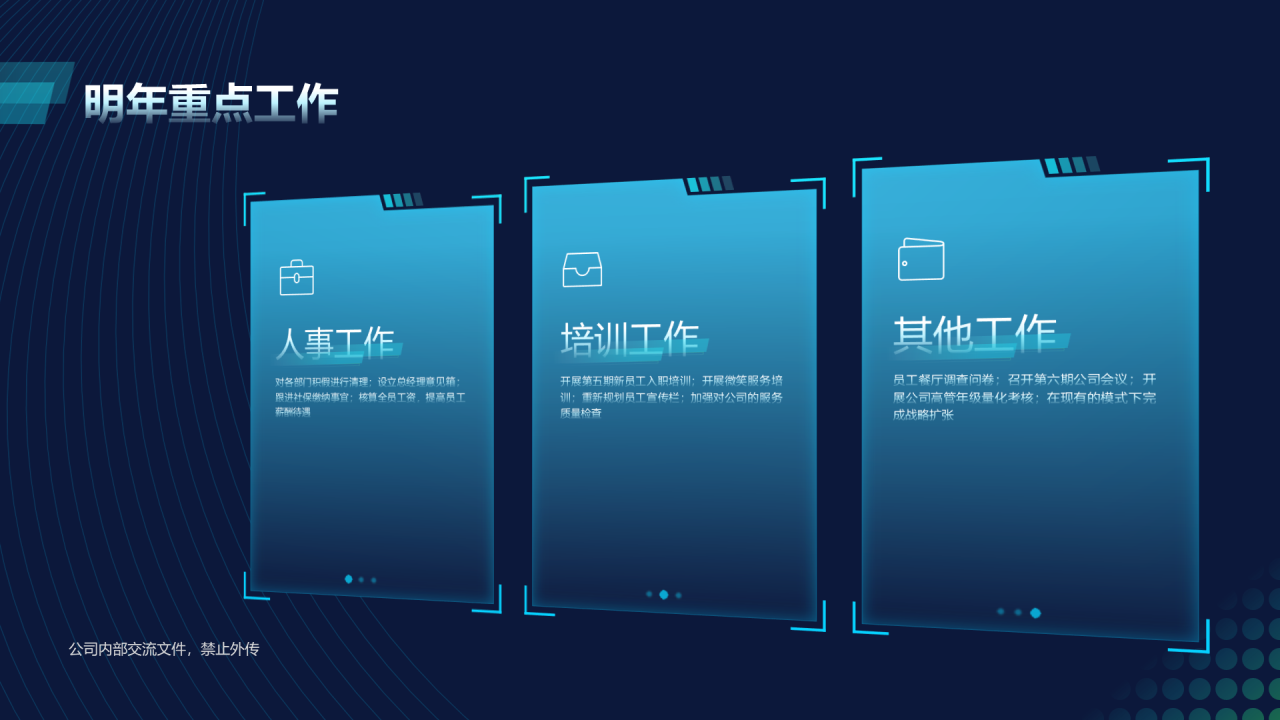 多色渐变科技风年终总结汇报PPT案例
