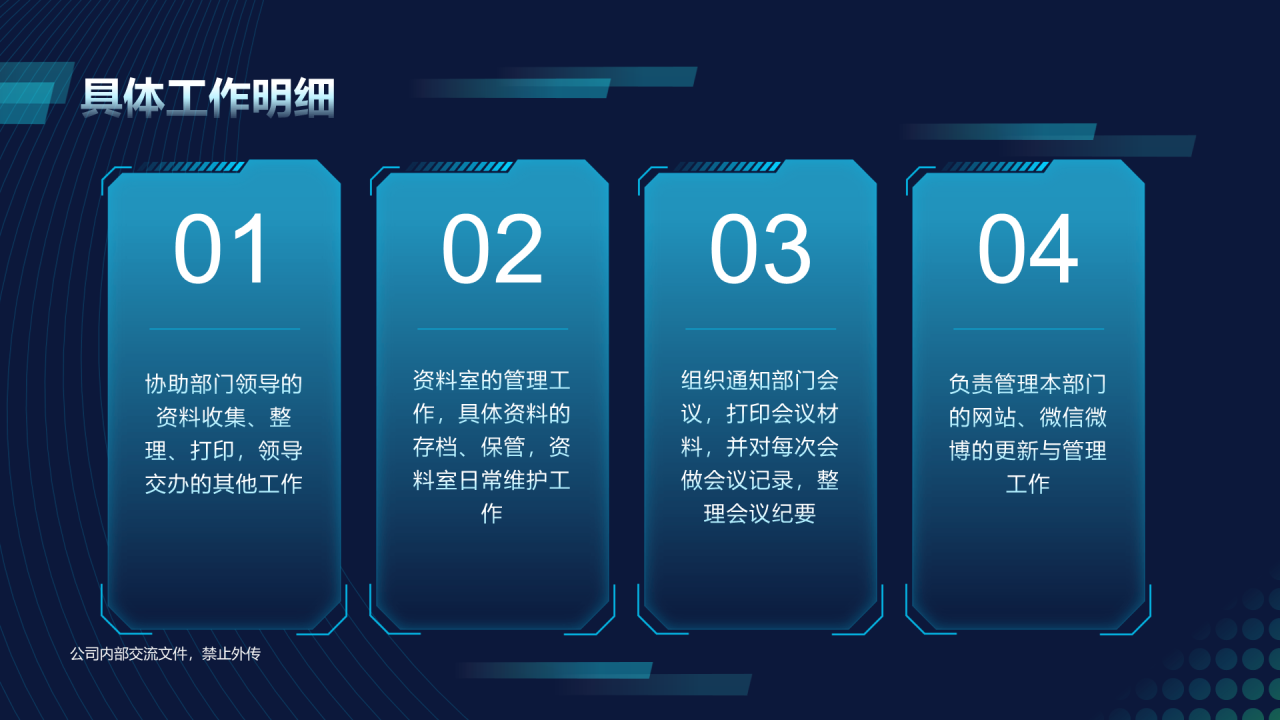 多色渐变科技风年终总结汇报PPT案例