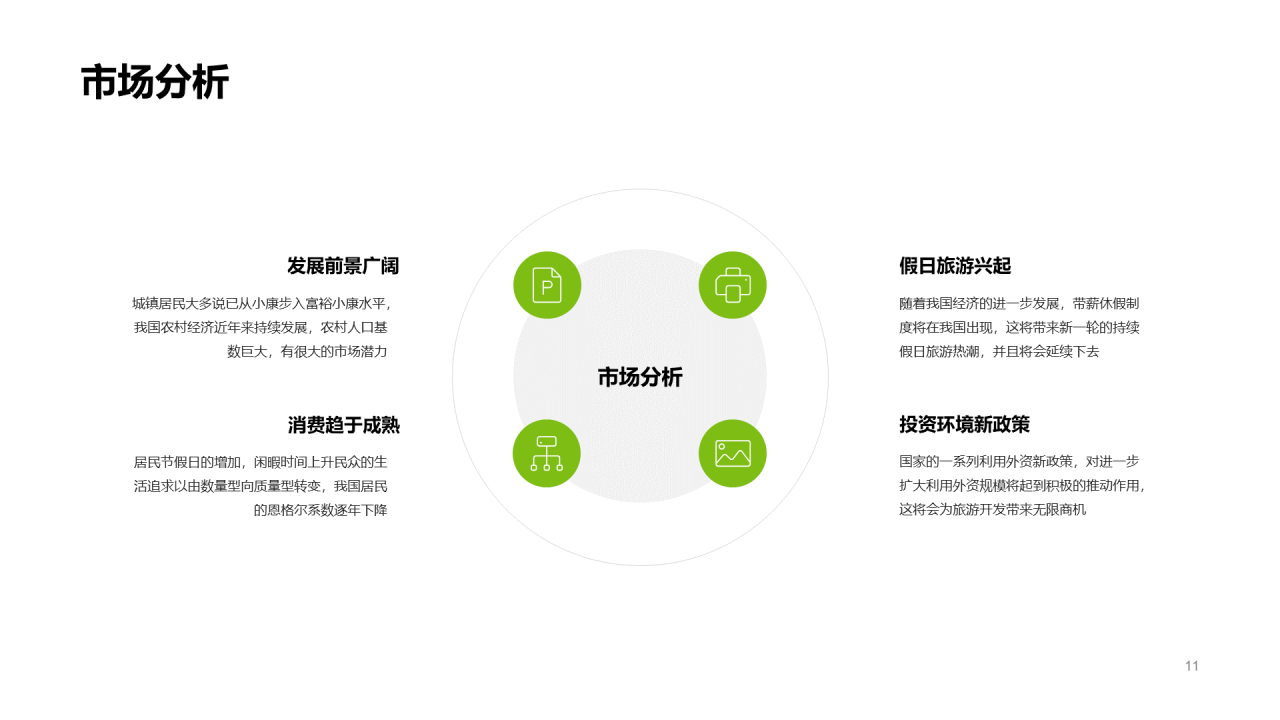 绿色简约工作总结PPT案例