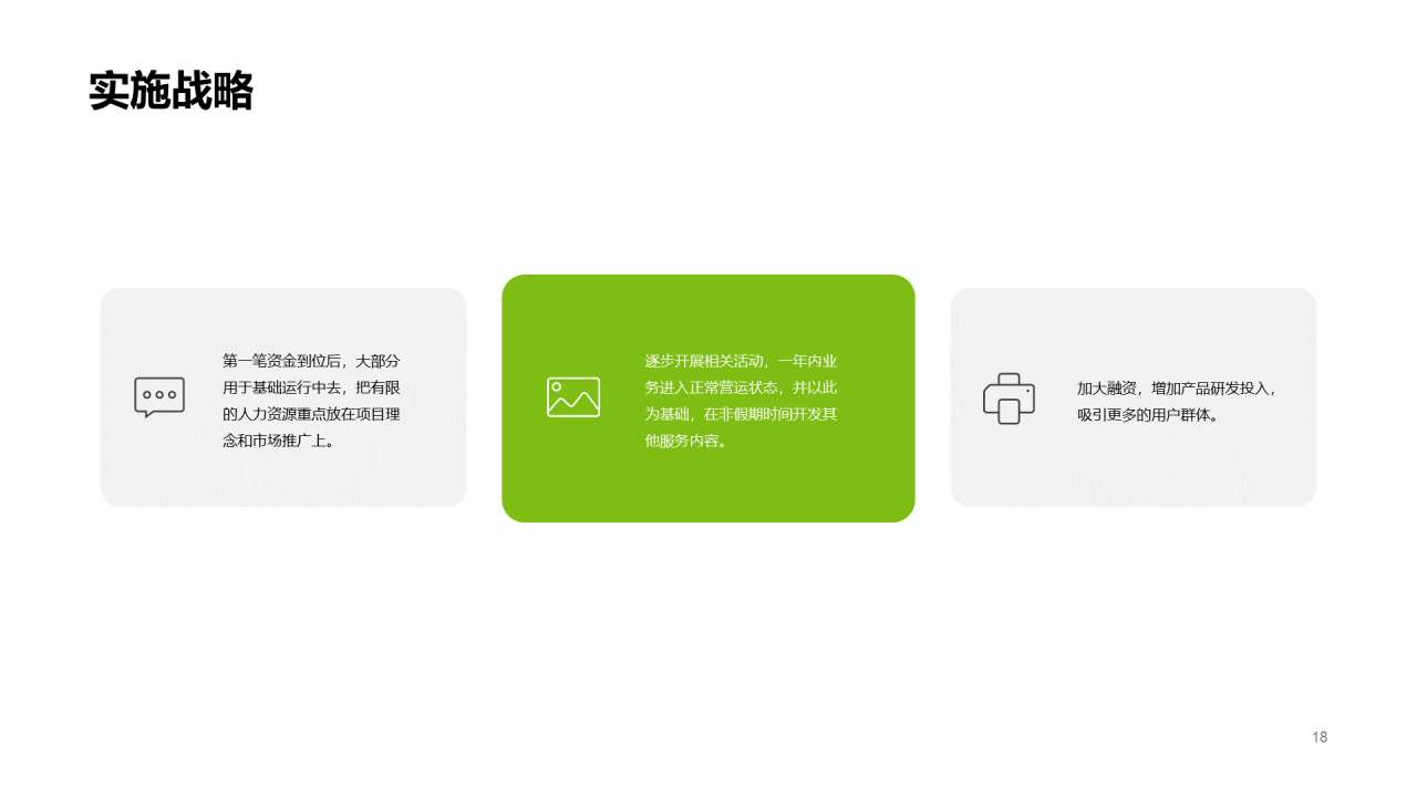 绿色简约工作总结PPT案例