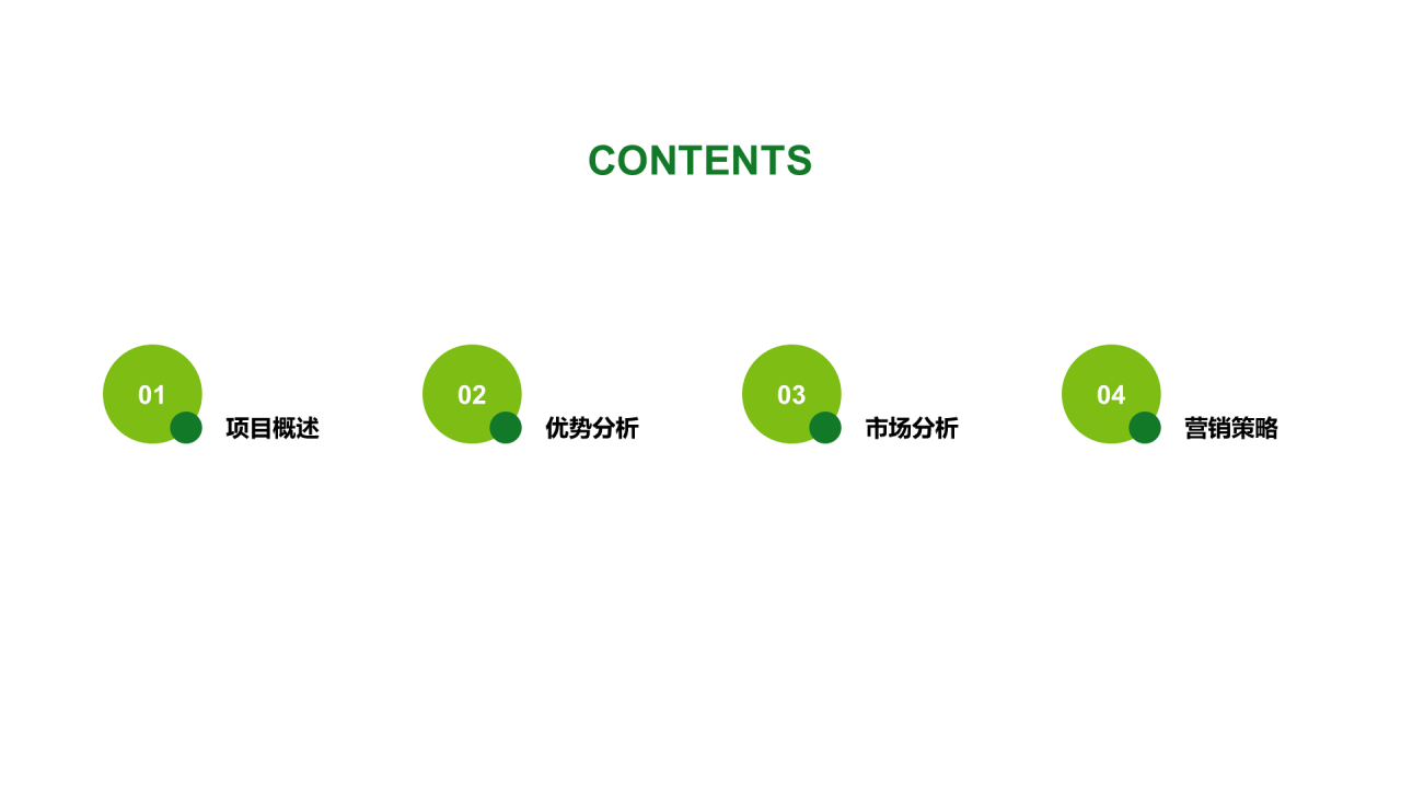 绿色简约工作总结PPT案例