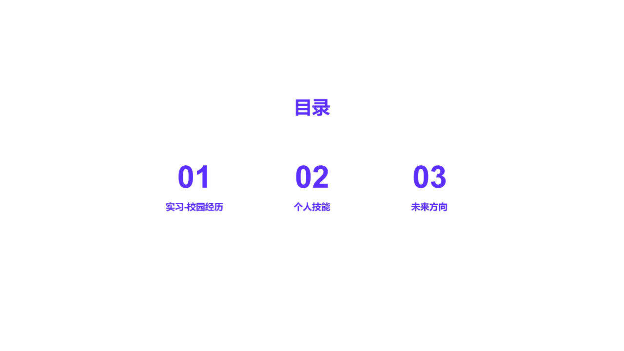 紫色杂志风个人简历PPT案例