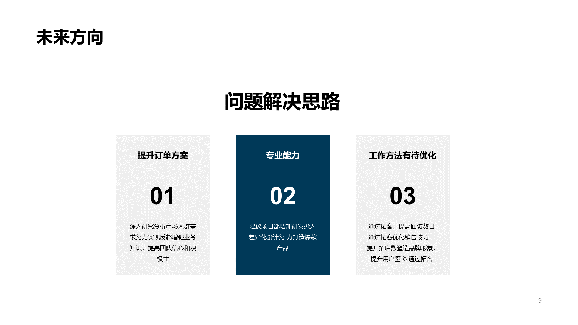 蓝色商务风个人简历PPT案例