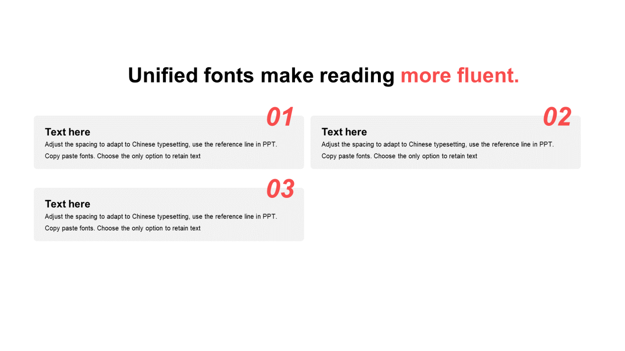 红色圆角矩形扁平2项PPT列表
