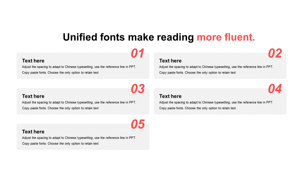 红色圆角矩形扁平2项PPT列表