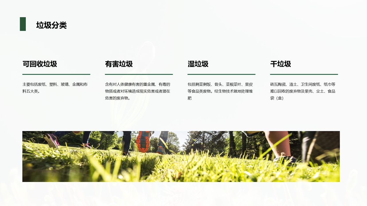 绿色植树节主题分享会PPT案例