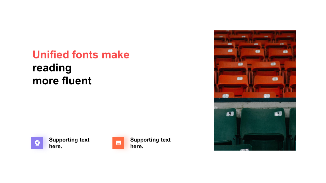 多色矩形阴影2项PPT关系