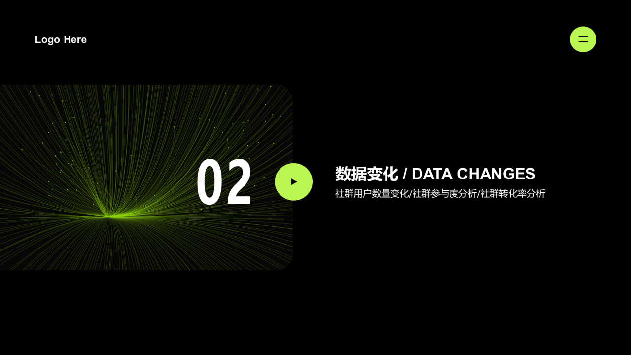 黑色商务年中复盘分析PPT案例