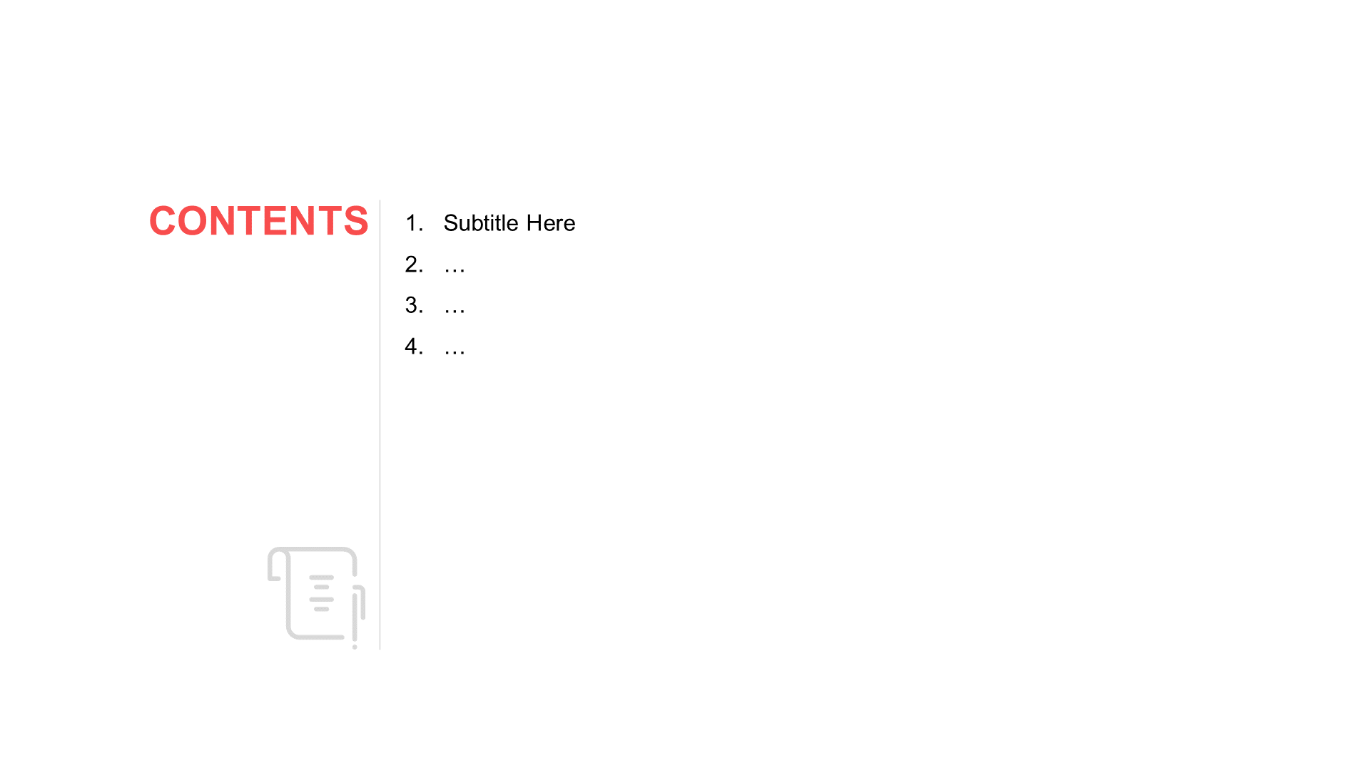 Red Business Work Summary Business Plan PPT Topic