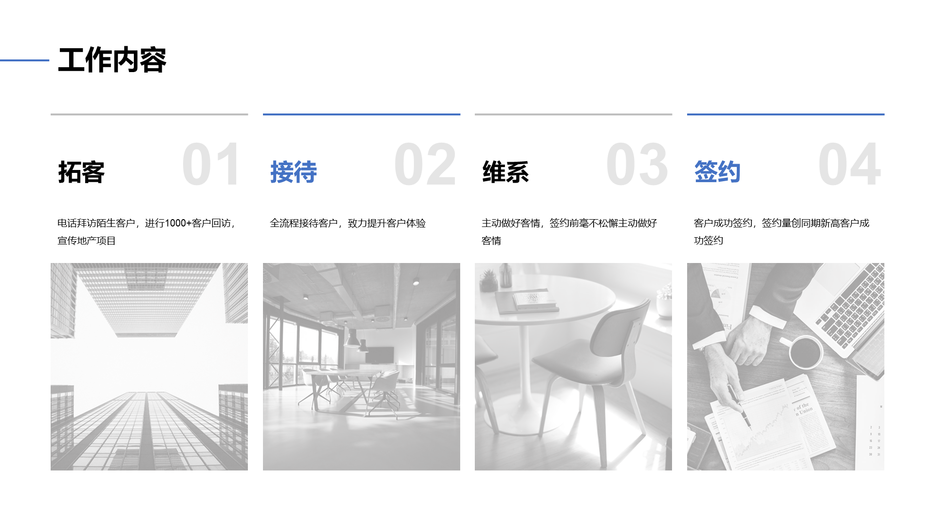 白色商务职业个人求职简历PPT案例