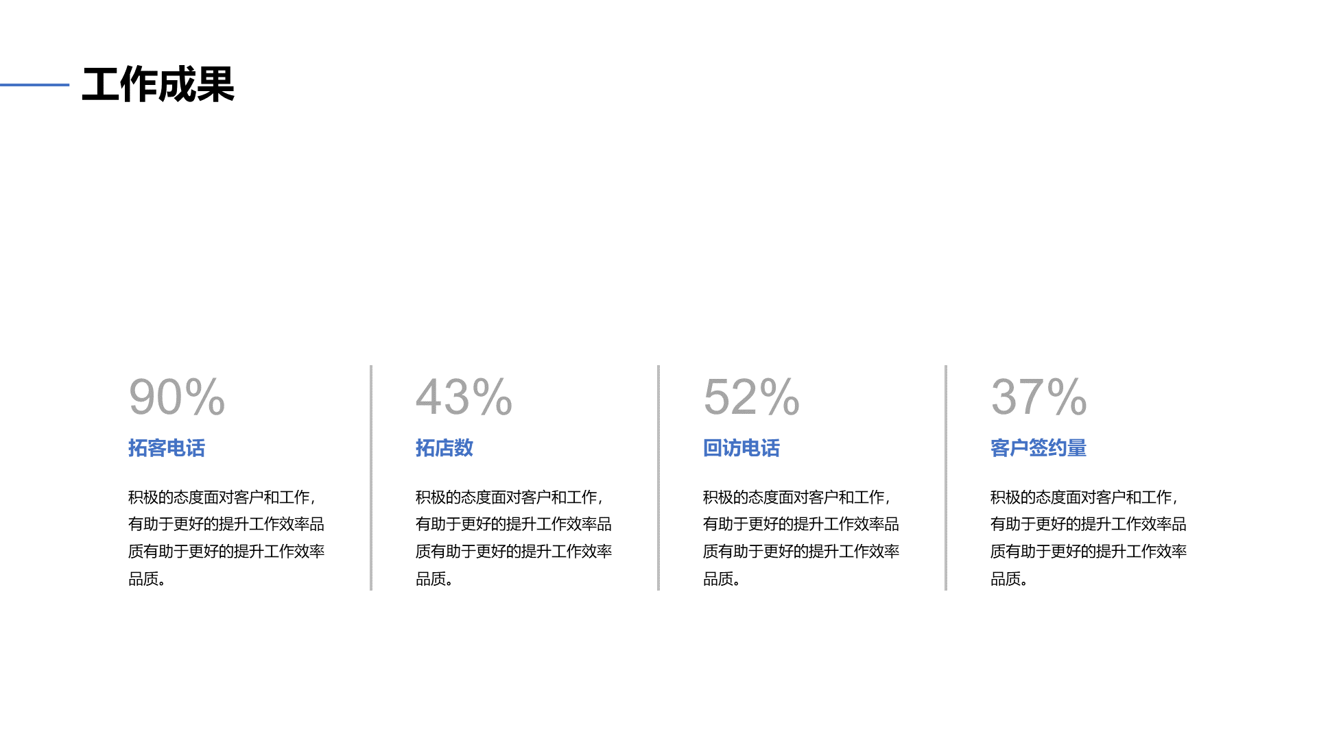 白色商务职业个人求职简历PPT案例