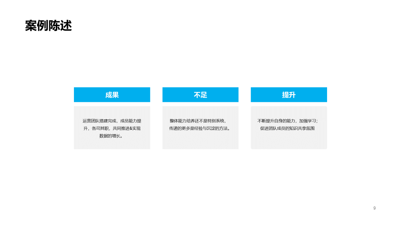 黑色商务简洁风个人简历PPT案例