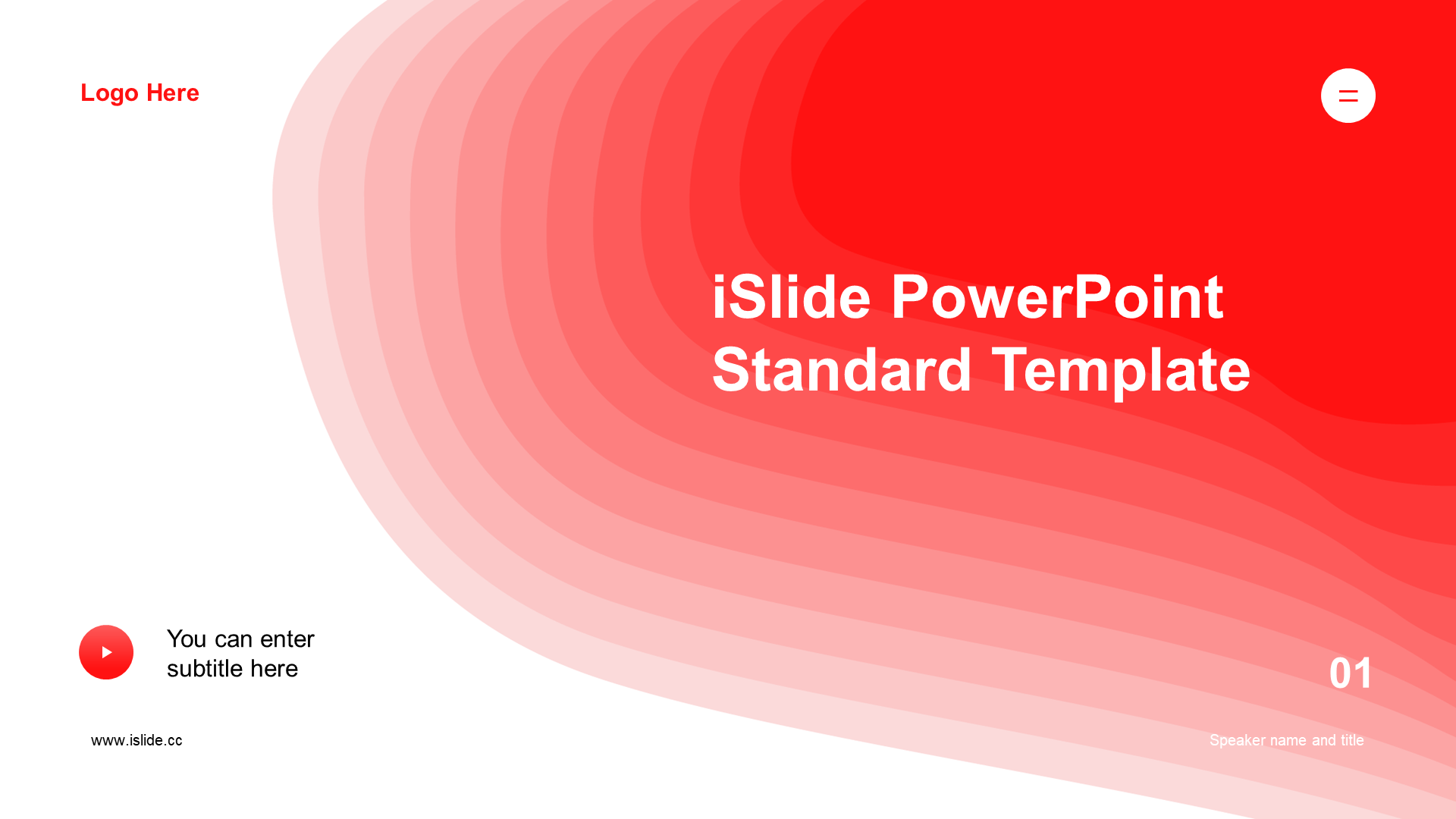 Red Simple Business Plan PPT Theme