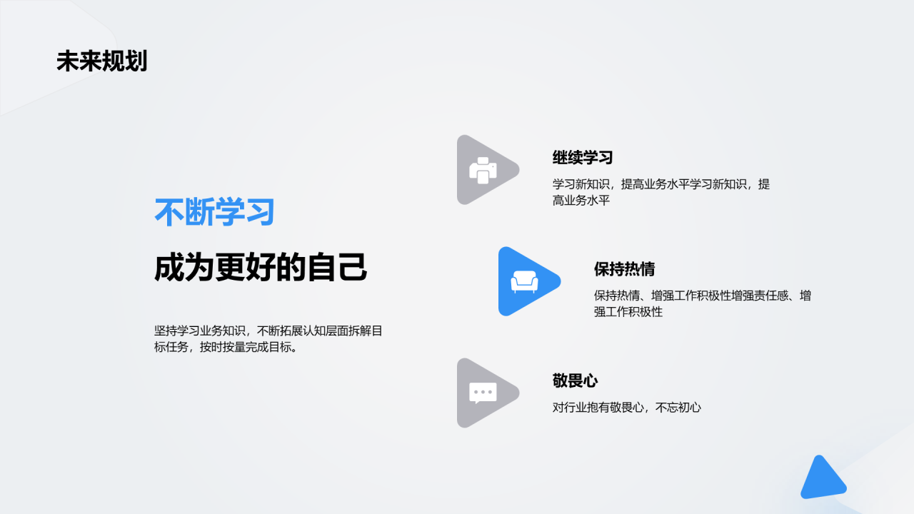 白色互联网行业个人简历PPT案例