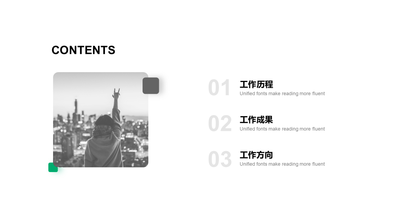 白色电商运营类岗位个人竞聘简历PPT案例