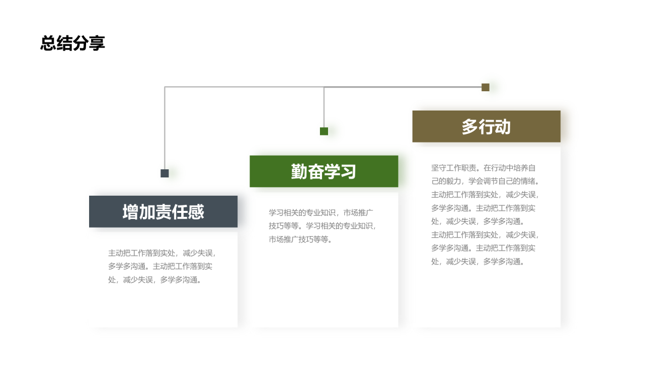 黑色年中项目总结及下半年工作计划PPT案例