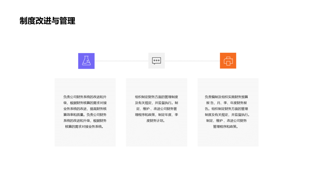 灰色简约商务风工作总结PPT案例