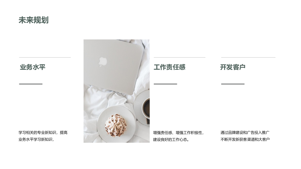 商务简约运营竞聘简历PPT案例