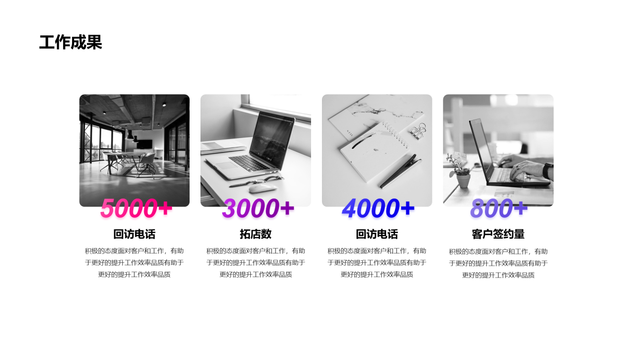 黑色商务岗位个人简历PPT案例