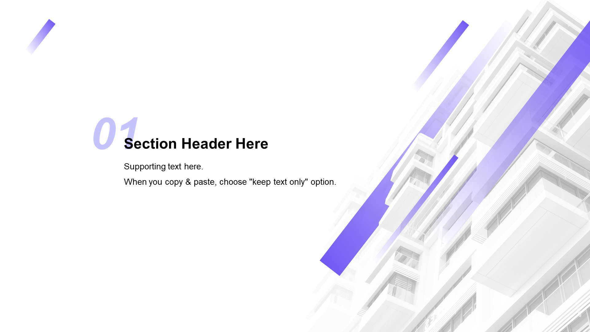 Purple Creative Simple Real Estate Work Summary PPT Theme