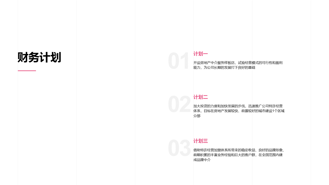 商业项目计划书PPT案例