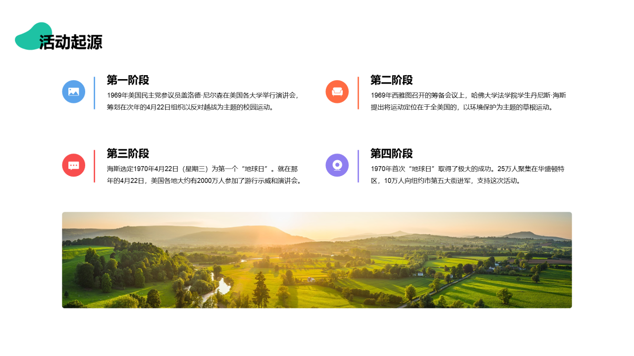白色创意改善地球环境绿色低碳生活PPT案例