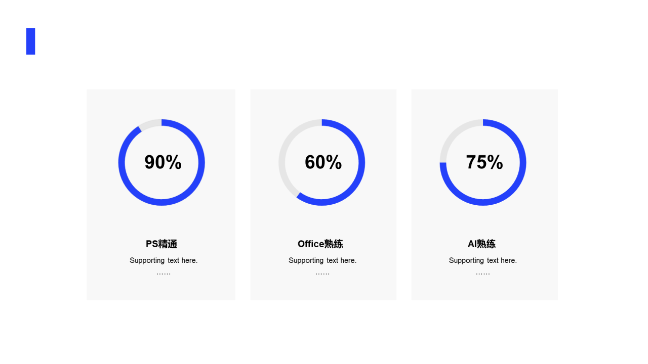 蓝色创意简约竞聘述职PPT案例