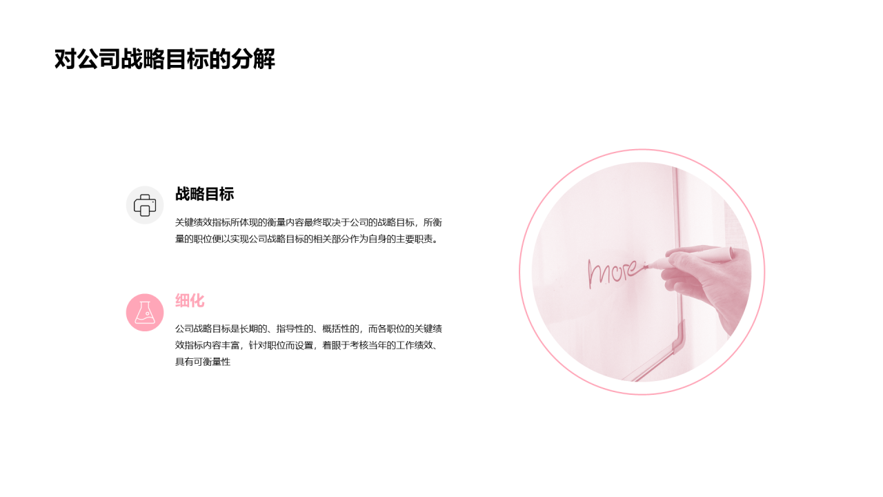 粉色插画市场营销PPT案例