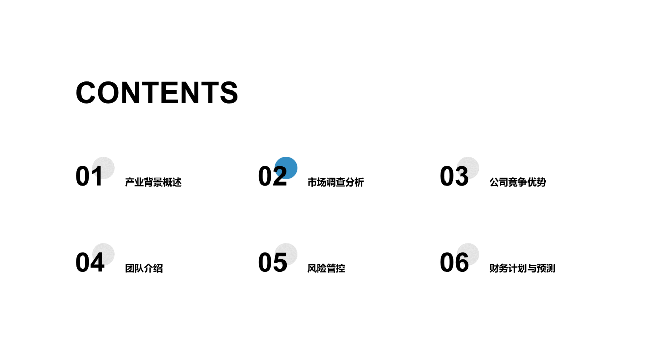 黑色科技智能商业计划书PPT案例
