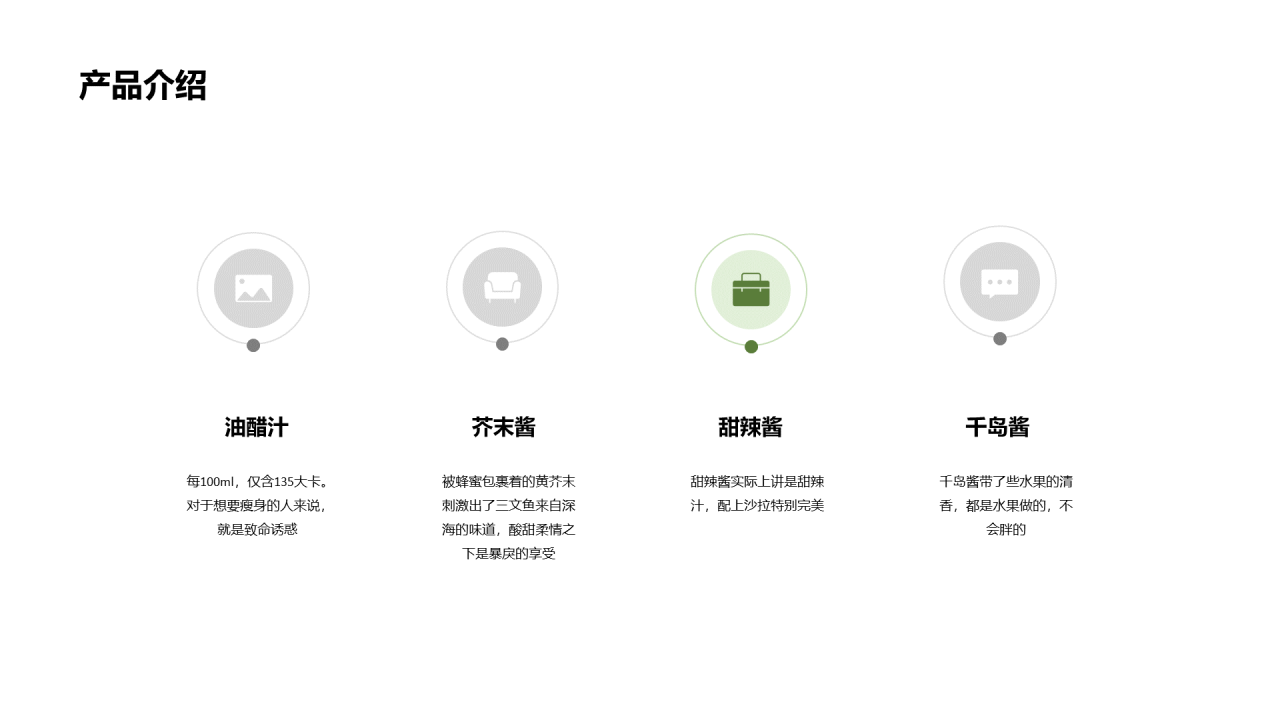 绿色航务市场营销轻食产品介绍PPT案例