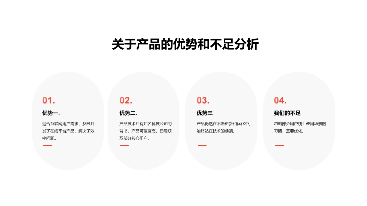 红色简约年中述职报告PPT案例