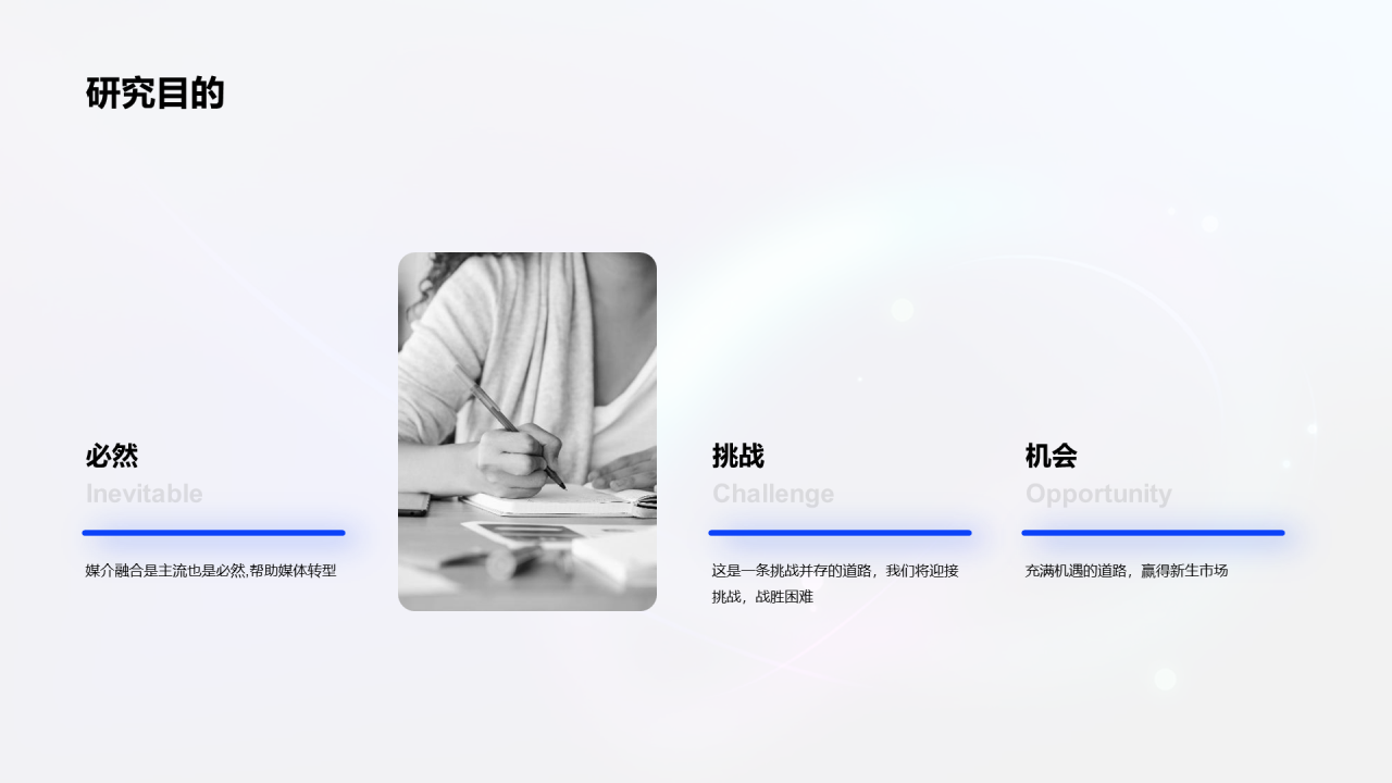 毕业答辩：融媒体时代PPT案例