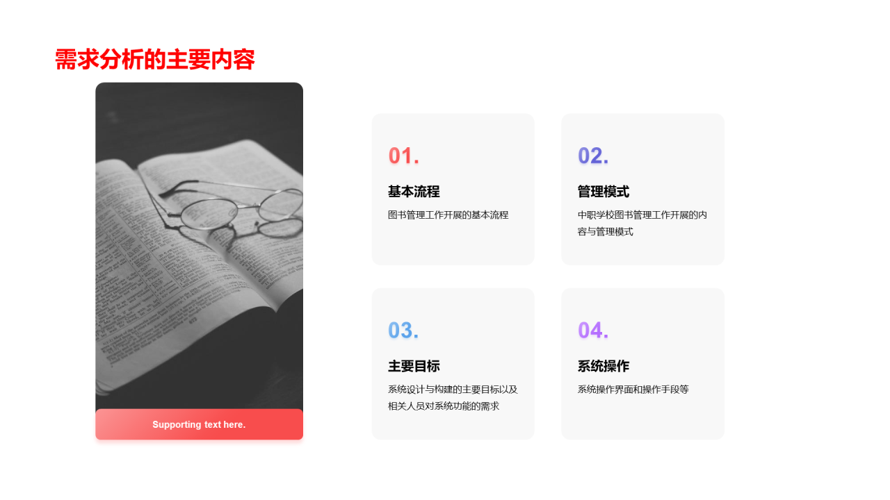 红色商务毕业答辩PPT案例