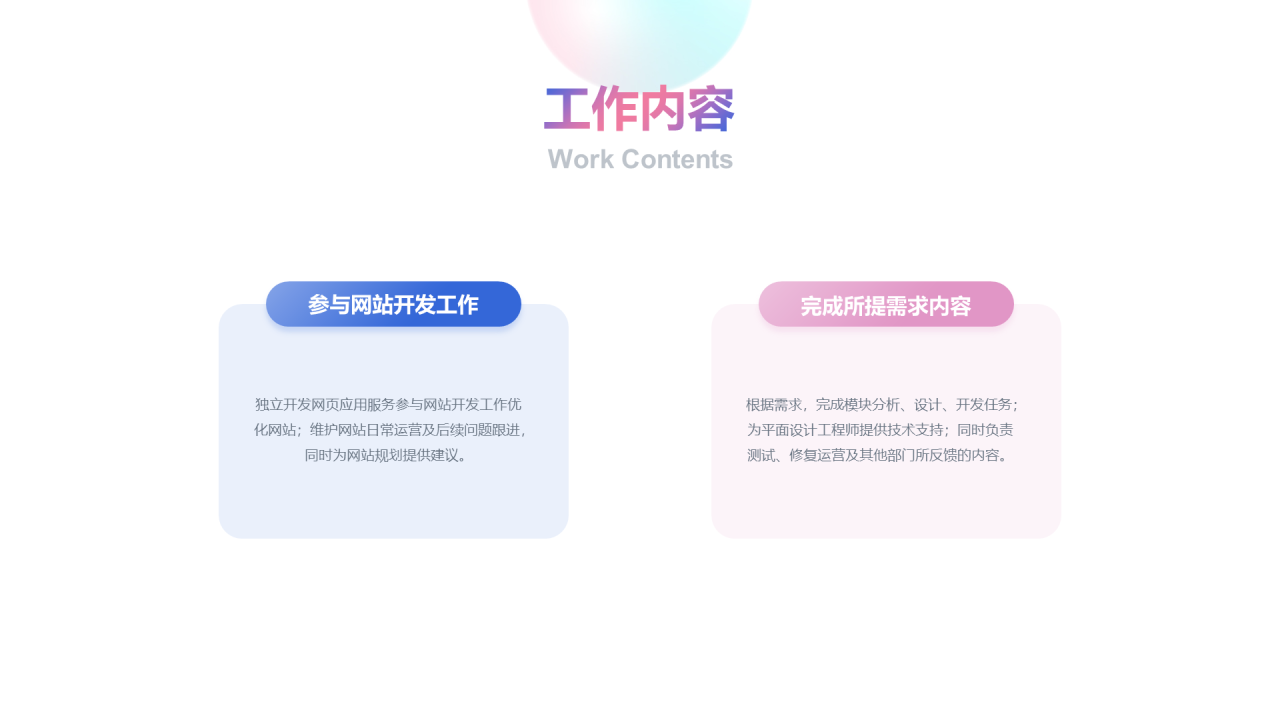 多色渐变年中总结汇报PPT案例