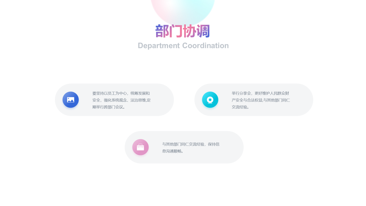 多色渐变年中总结汇报PPT案例