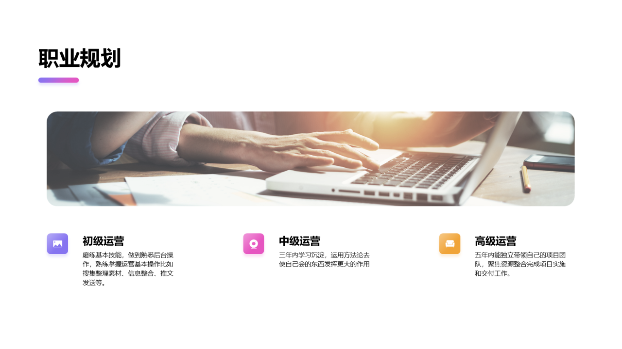 紫色肌理渐变总结汇报PPT案例