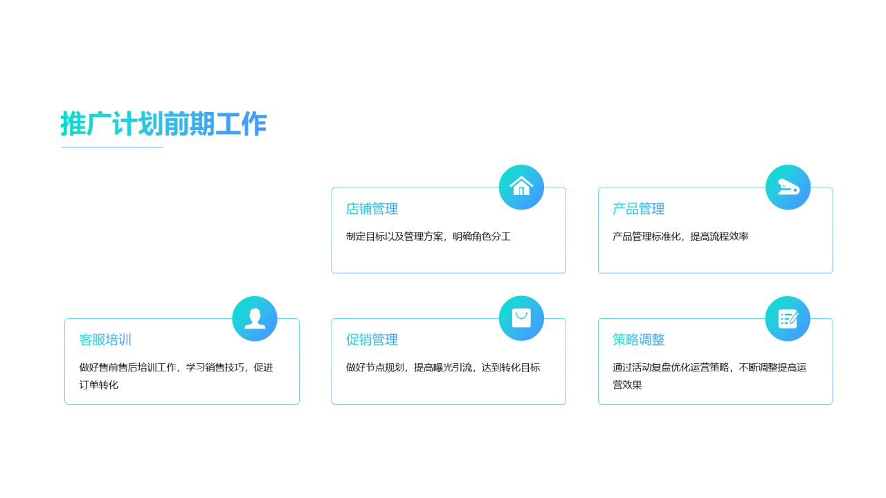 蓝色简约市场营销培训课件PPT案例