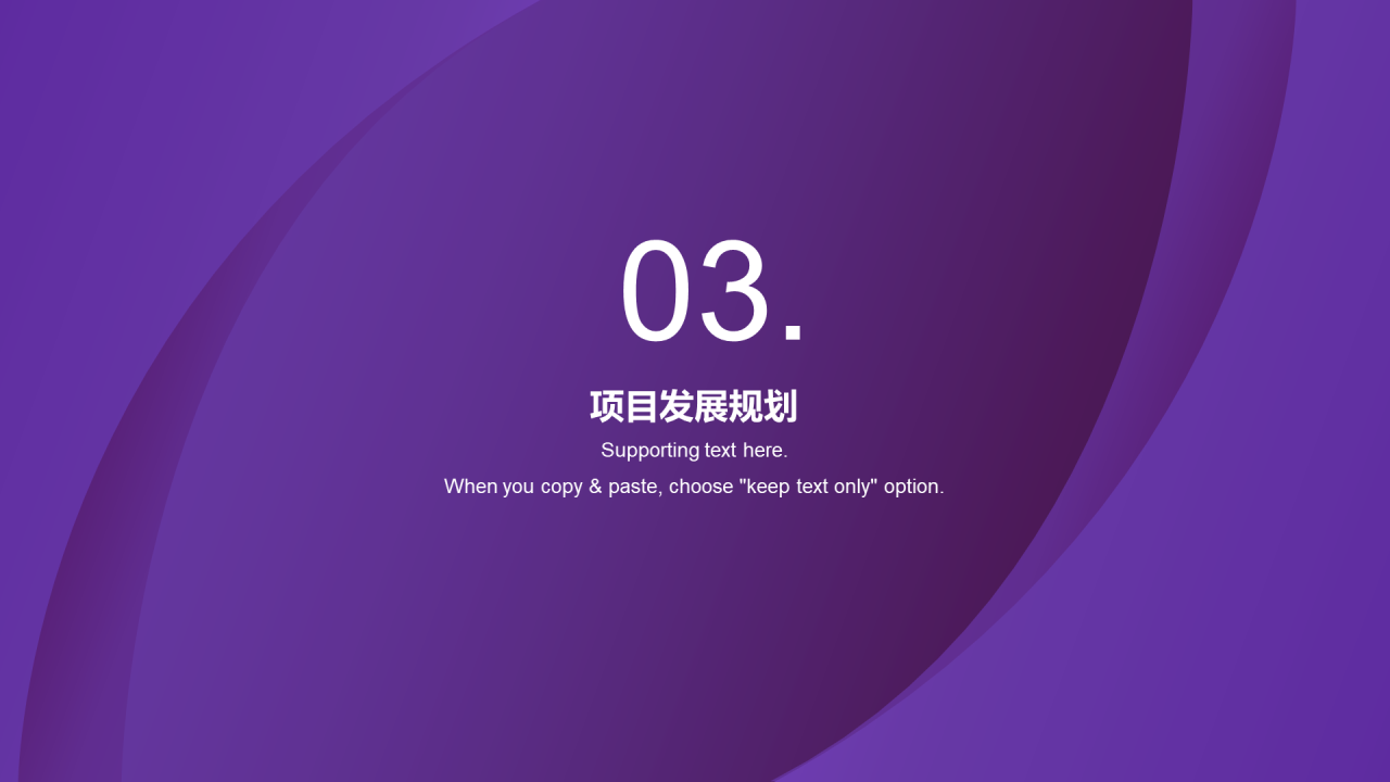 紫色简约商业计划书PPT案例