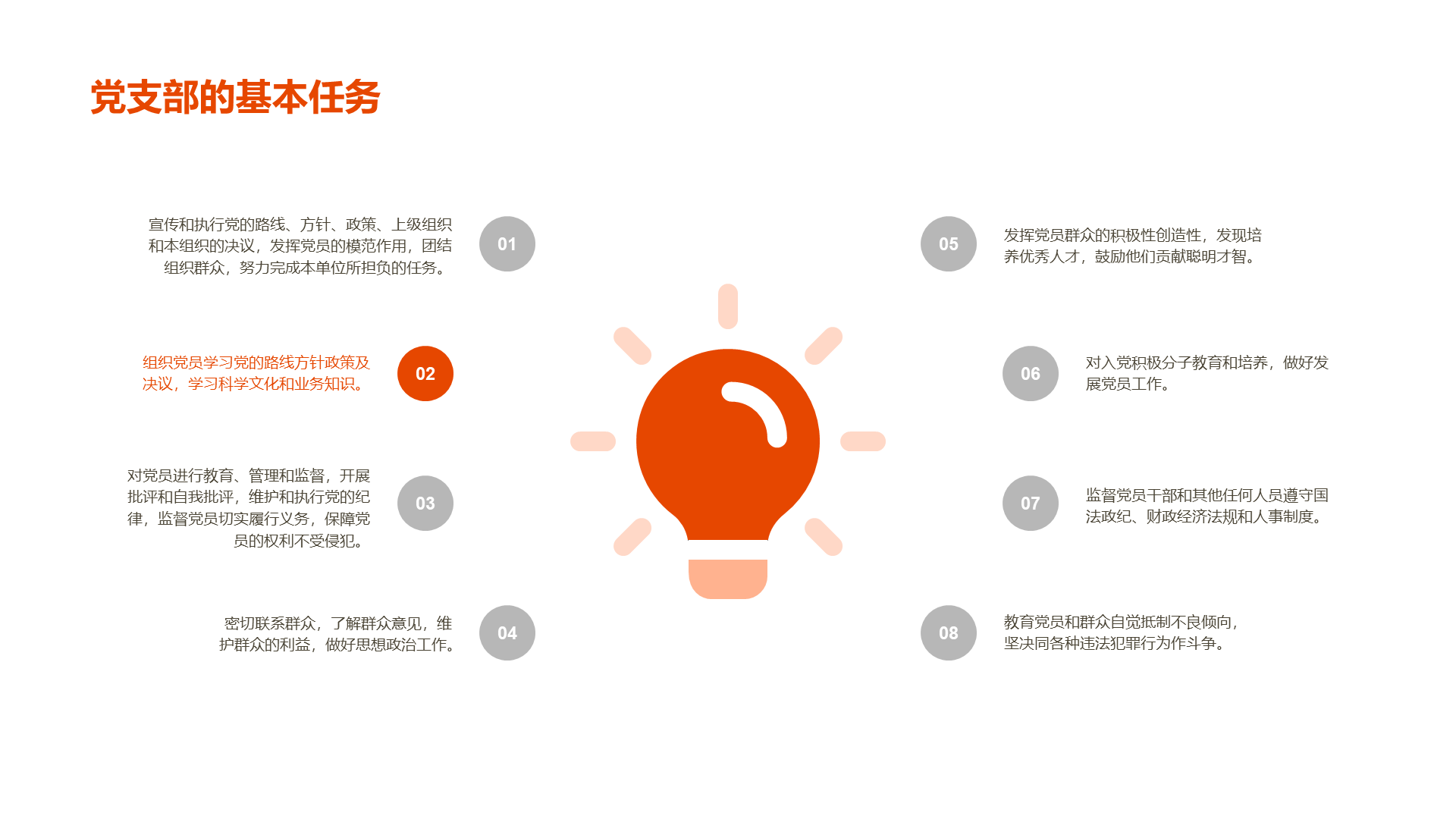 红色党建工作指南培训课件PPT案例
