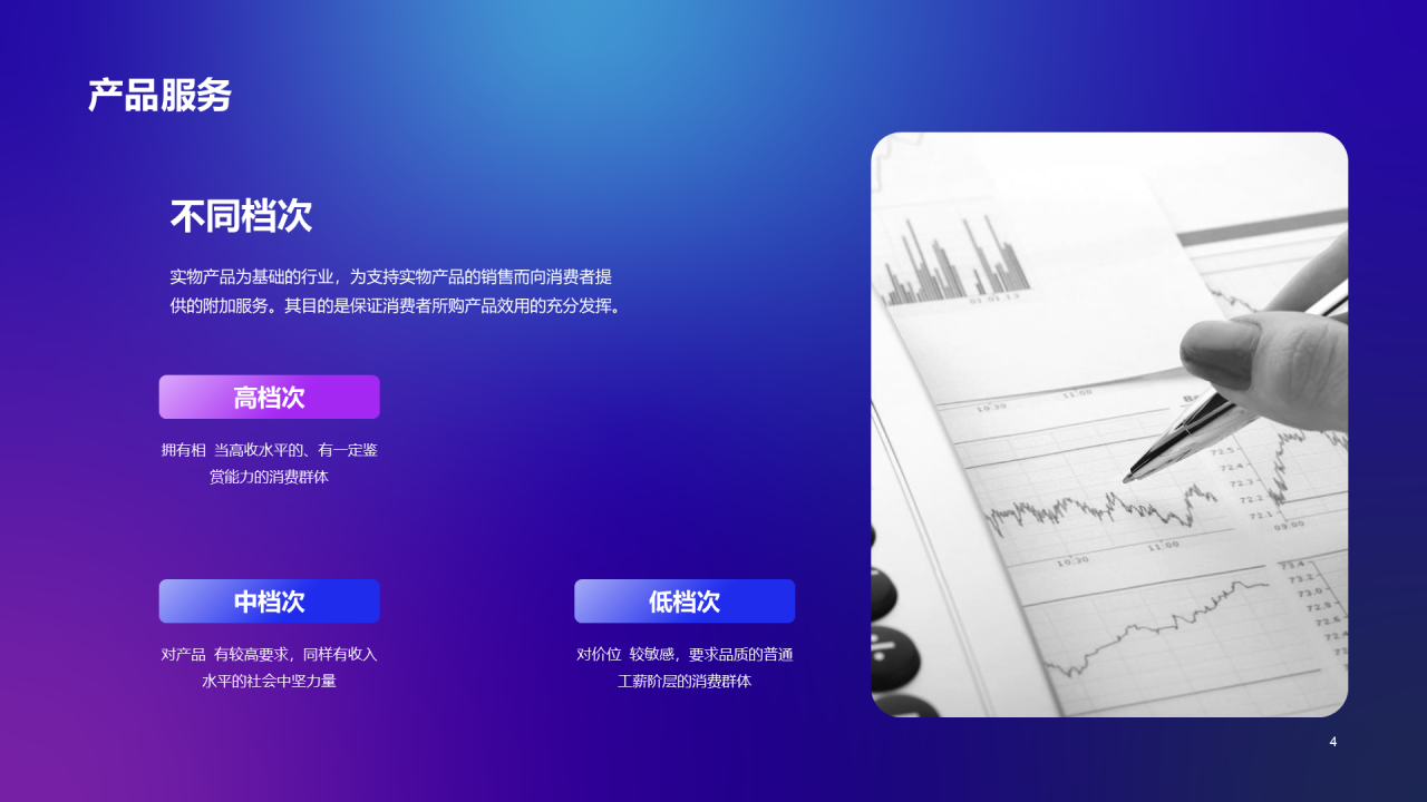 蓝色科技互联网融资计划书PPT案例