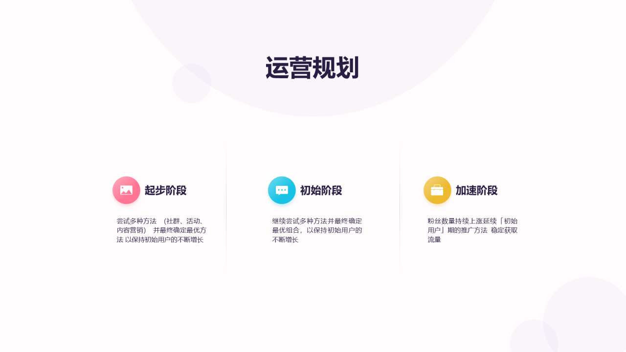 粉色渐变几何立体述职汇报PPT案例