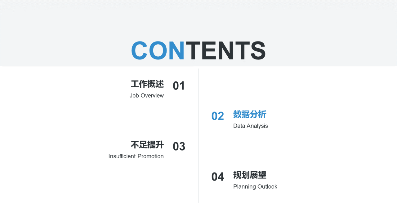 蓝色商务建筑工作报告PPT案例