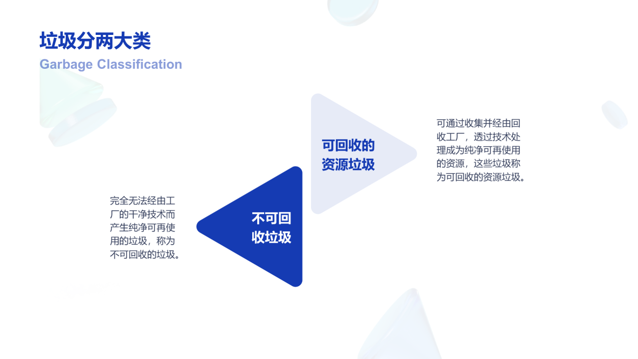绿色几何玻璃环保倡导研究报告PPT案例